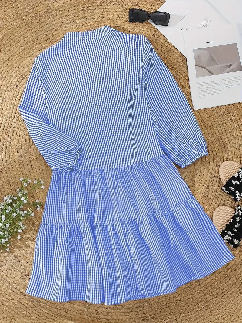 Nora | VIBRANT GINGHAM DRESS