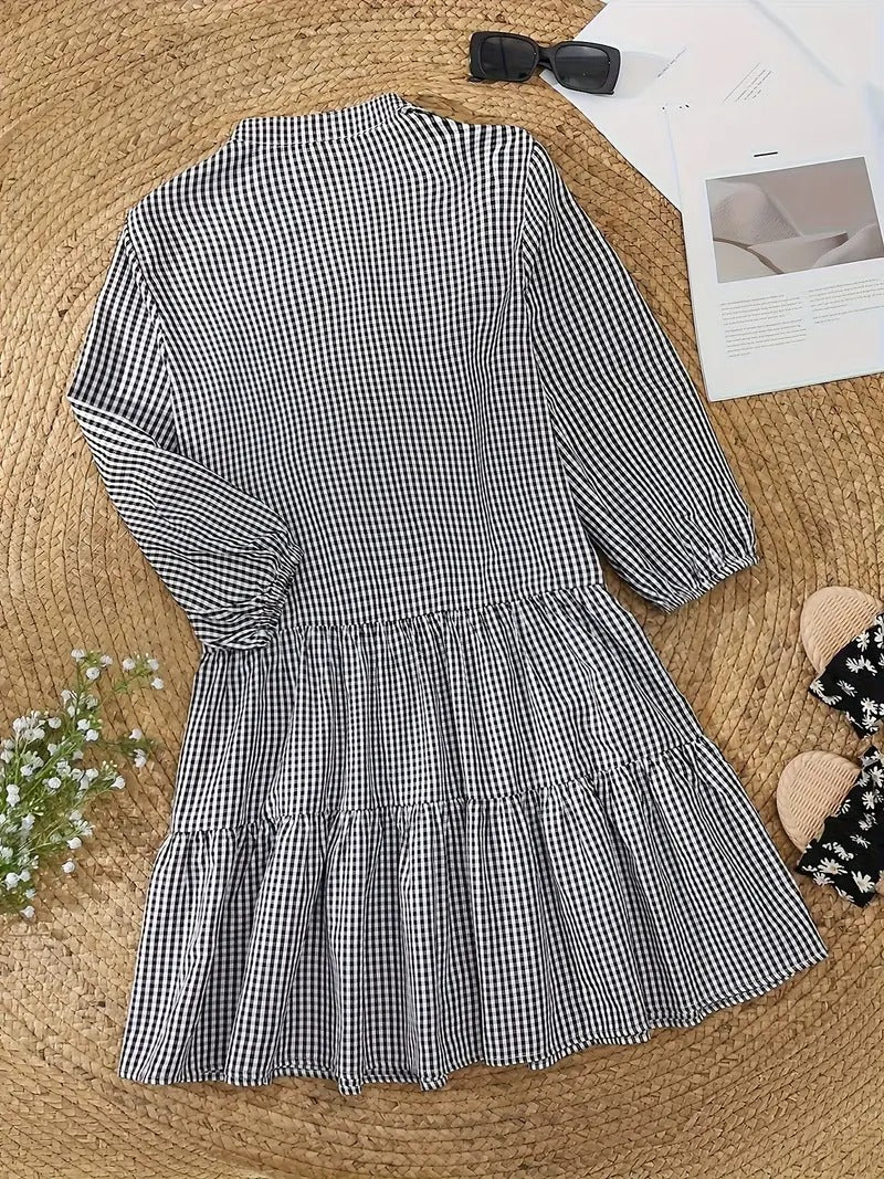 Nora | VIBRANT GINGHAM DRESS