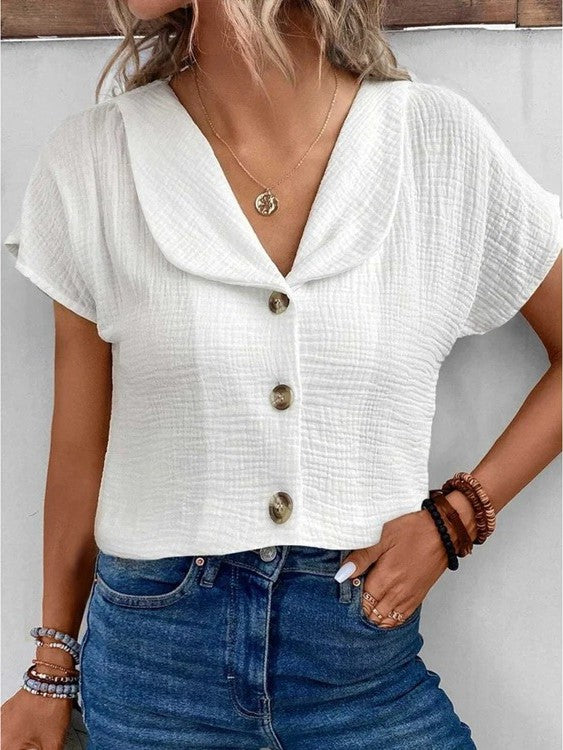 Sarah™ - Chic Summer Blouse