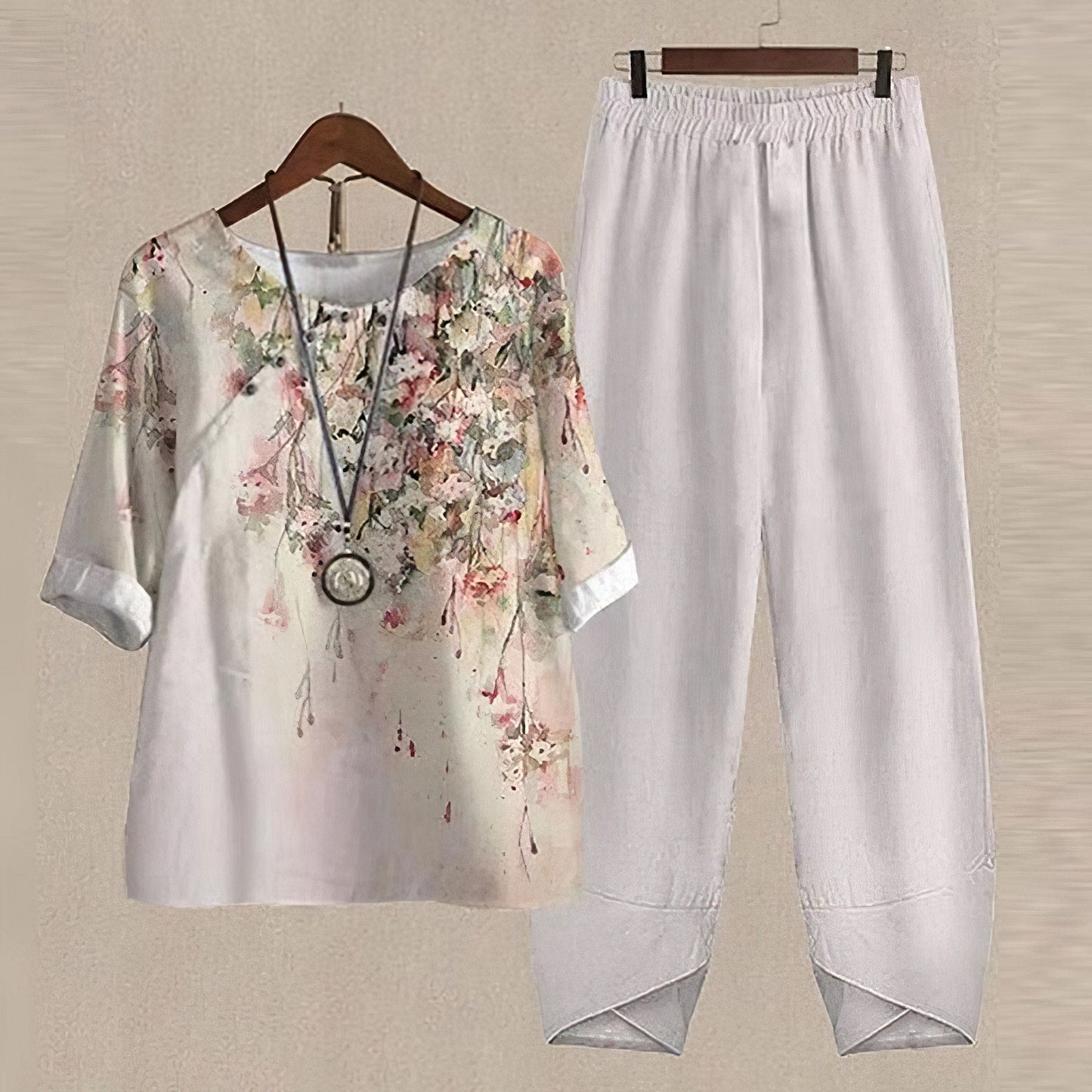 Luna -  Casual Shirt and Pant Set