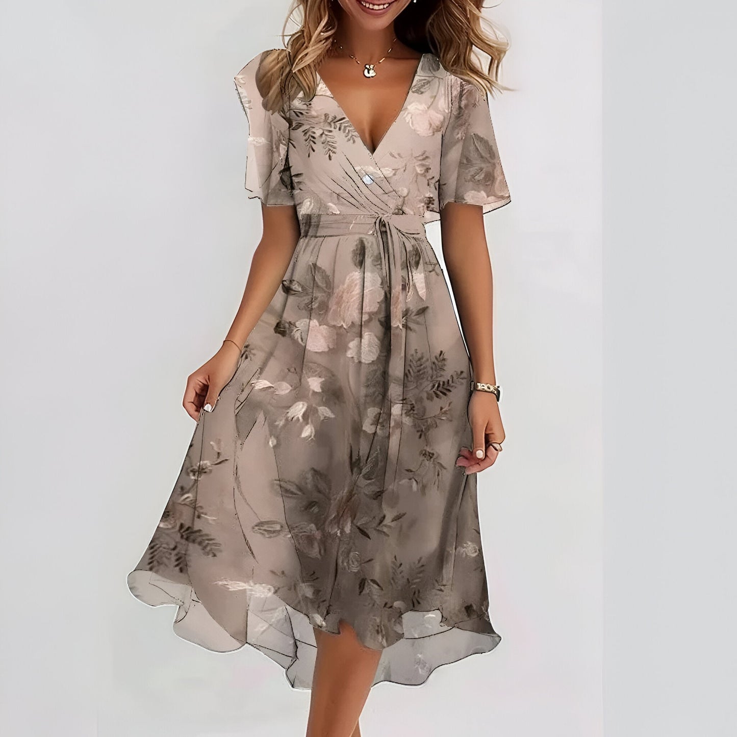 Kimberley - Dress with Short Sleeves